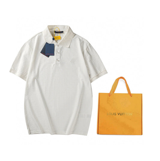 Minimalist White - Toned Polo Shirt