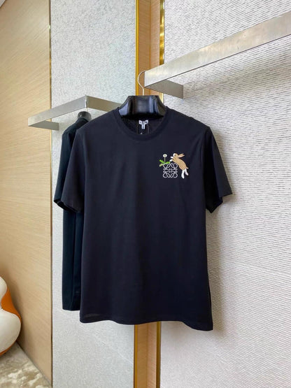 Rabbit Embroidery T Shirt