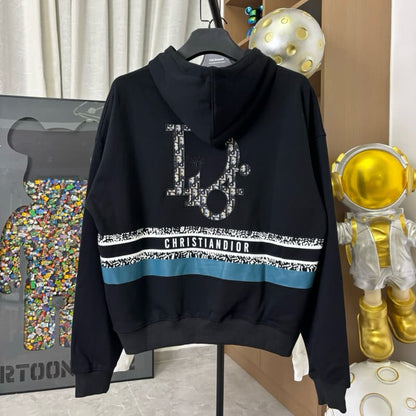 Bee Patch Embroidery 3D Embossed Hoodie