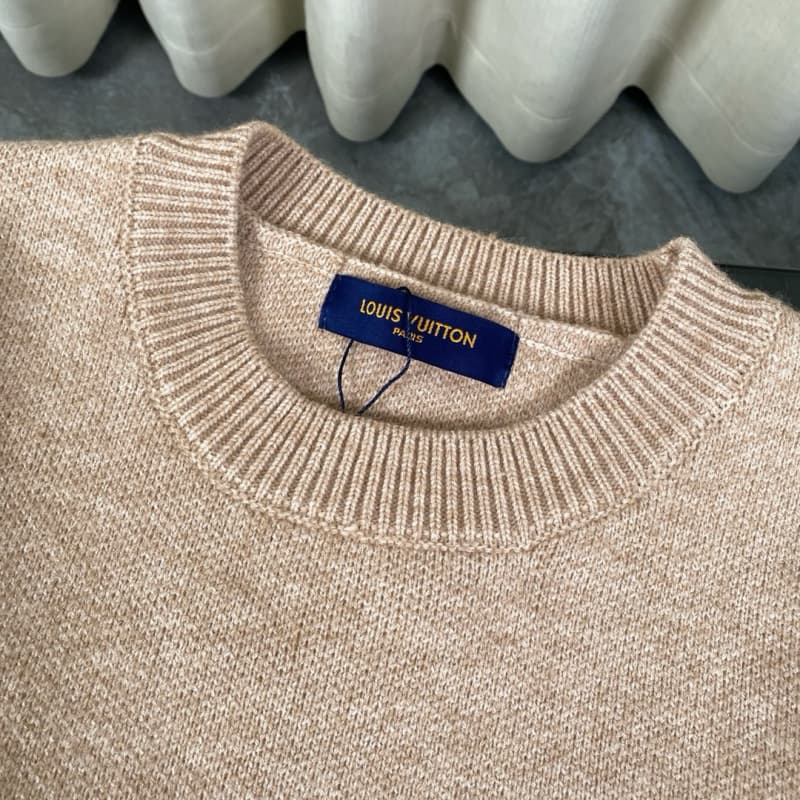Classic Jacquard Knit Wool Sweater