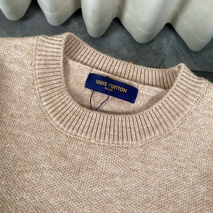 Classic Jacquard Knit Wool Sweater