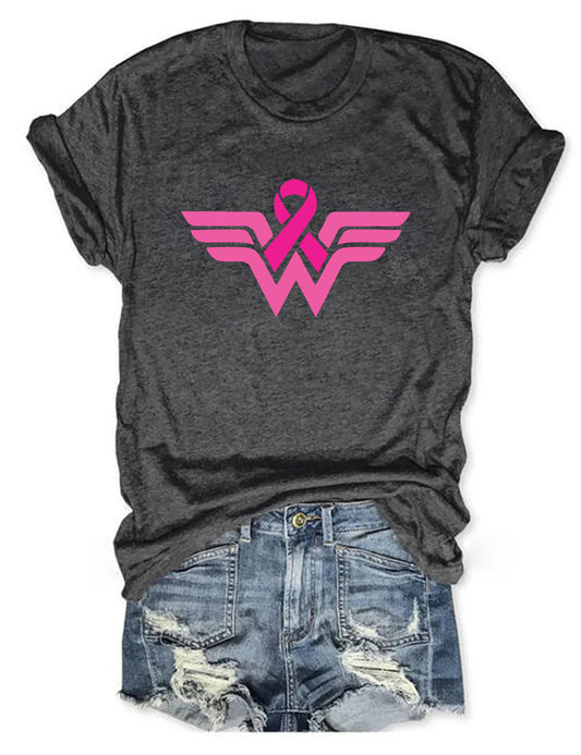 Cancer Ribbon Wonder T-Shirt
