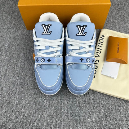 2025 New Blue Velcro Strap Sneakers