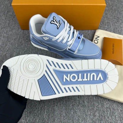 2025 New Blue Velcro Strap Sneakers