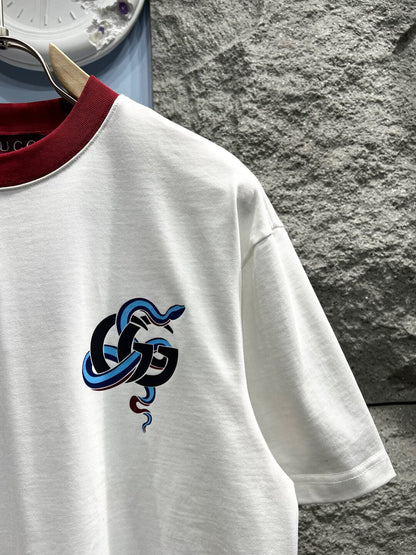 Snake Print GG T-shirt