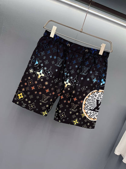 Trendy All-Over Print Beach Shorts