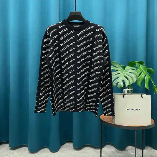All-Over Jacquard Sweater