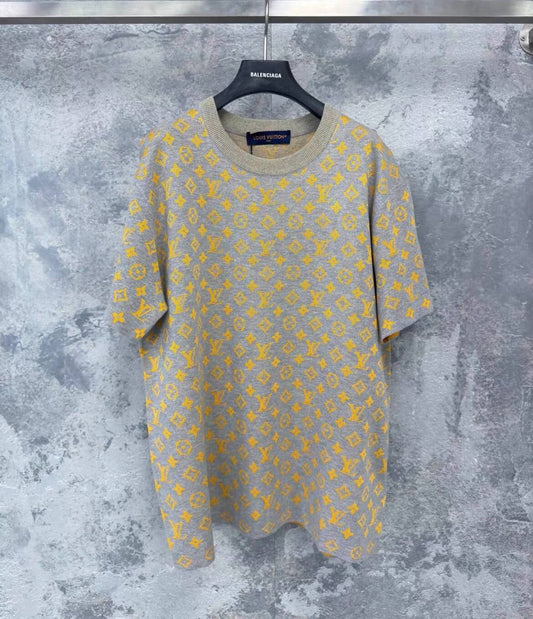 2025 New Jacquard Knit T-shirt