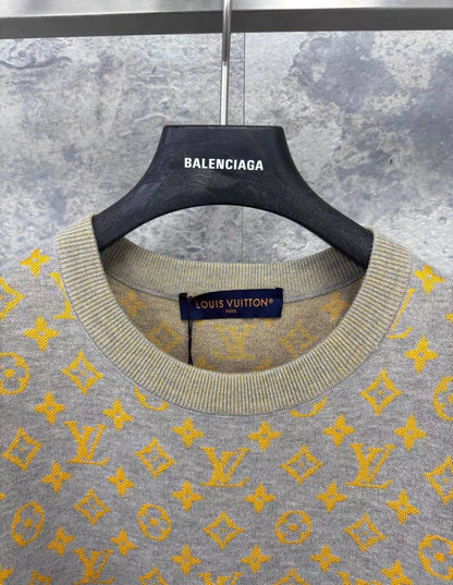 2025 New Jacquard Knit T-shirt