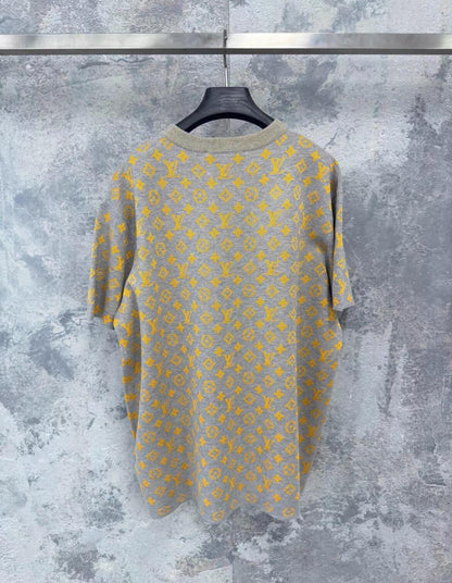 2025 New Jacquard Knit T-shirt