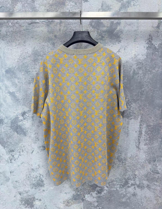 2025 New Jacquard Knit T-shirt