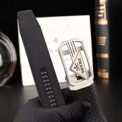 Classic Triangle Cut-Out Buckle Belt