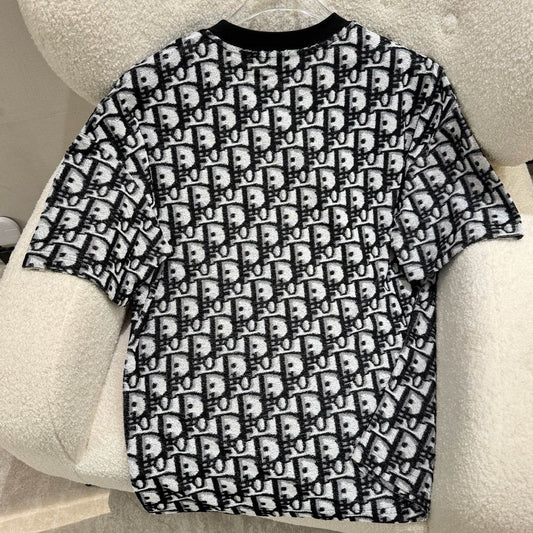 Full Print Terry Jacquard T-shirt