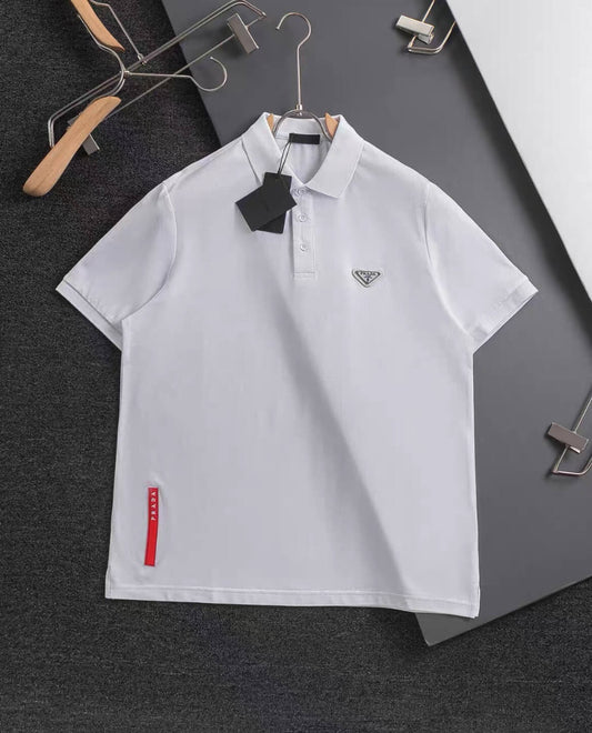 Metal Triangle On Chest T Shirt
