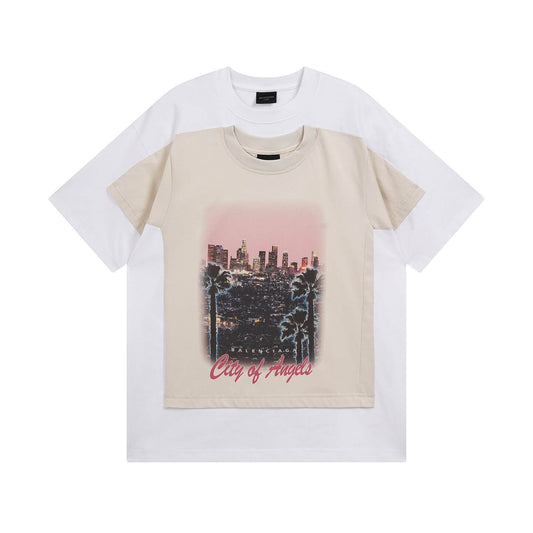 Layered Double-Layer T-Shirt