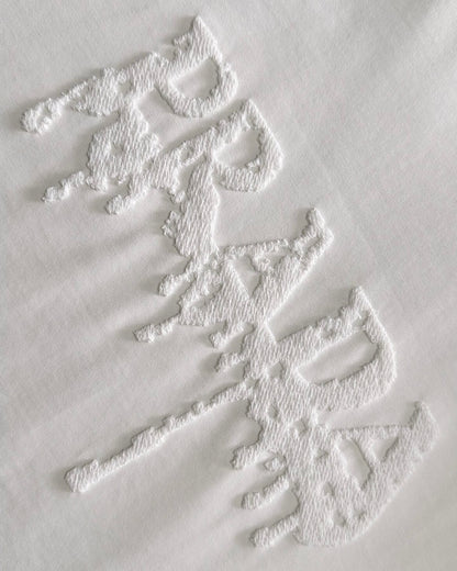 Letter Tassel Embroidered T-Shirt