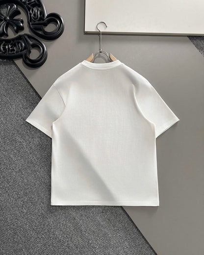 Letter Tassel Embroidered T-Shirt
