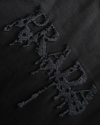 Letter Tassel Embroidered T-Shirt