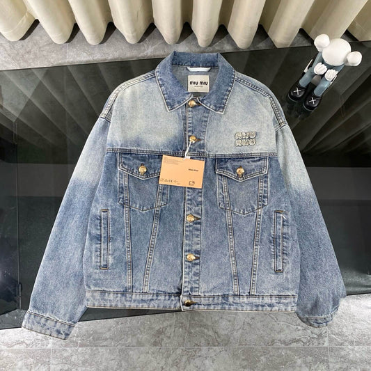 Oversized Acid Washed Denim Jacket