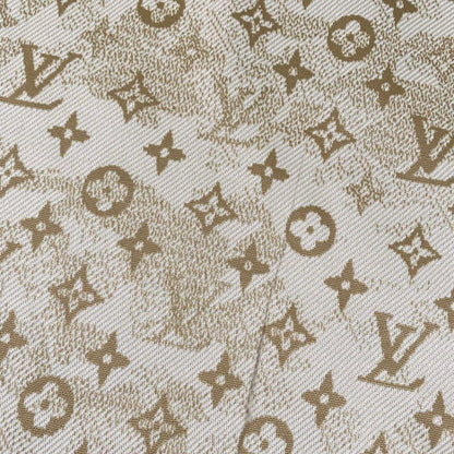 2025 New Classic Beige Jacquard T-shirt