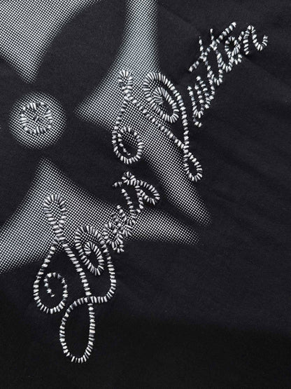 New Embroidered Trendy T Shirt