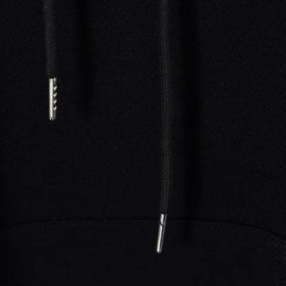 Letter Embroidery Drawstring Pocket Hoodie