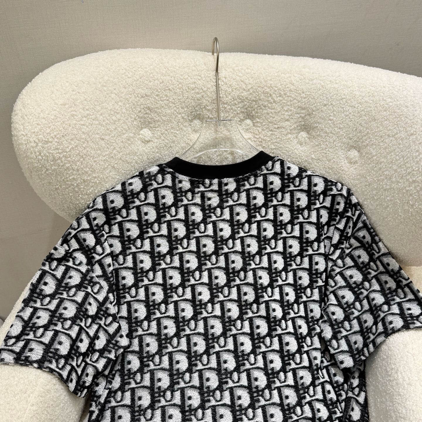 Full Print Terry Jacquard T-shirt