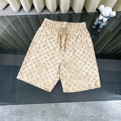 2025 New Classic Beige Jacquard T-shirt