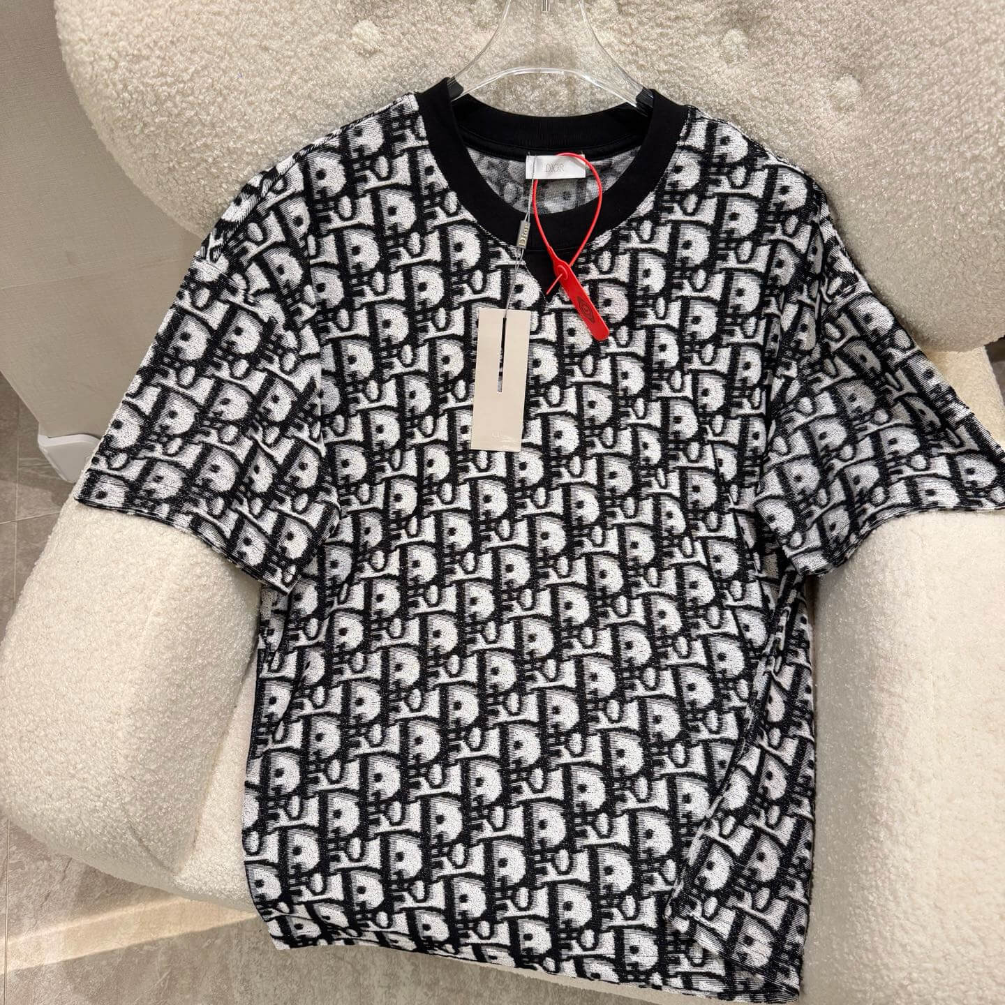 Full Print Terry Jacquard T-shirt