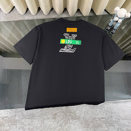 Hand-Drawn Print T-Shirt