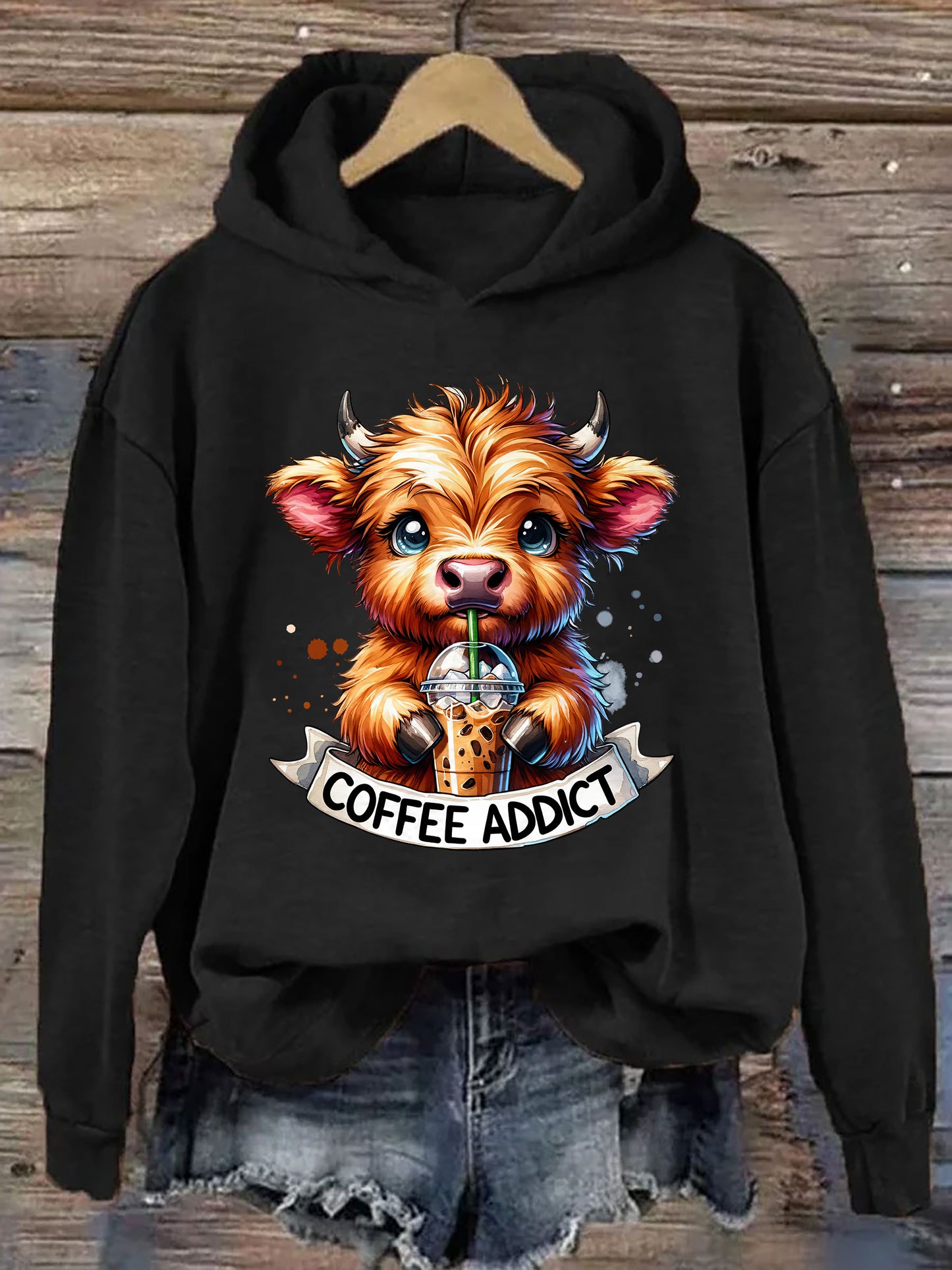 Cute Highland Cow Hoodie