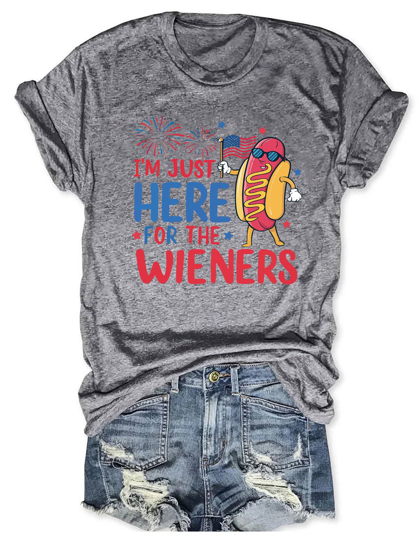 Just Here For The Wieners T-Shirt