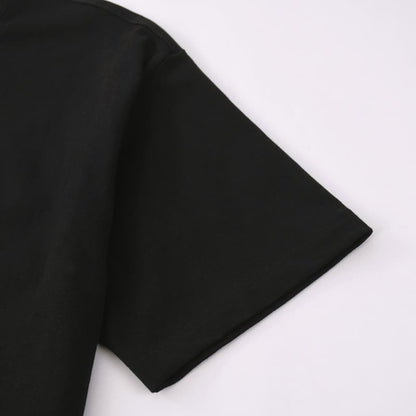 Hand-Cut Applique Embroidered T-Shirt