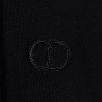 Letter Embroidery Drawstring Pocket Hoodie