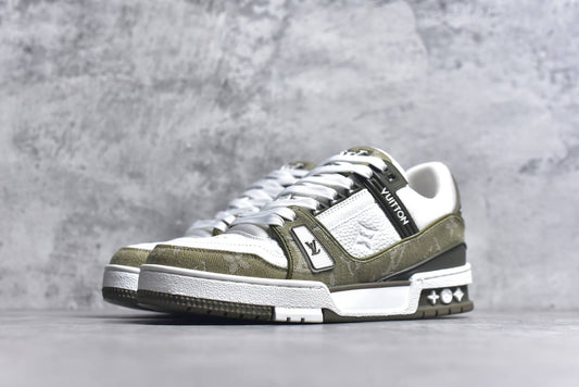 Brown Genuine Leather Sneakers