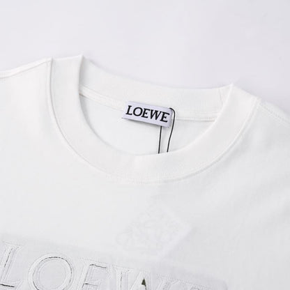 Hand-Cut Applique Embroidered T-Shirt