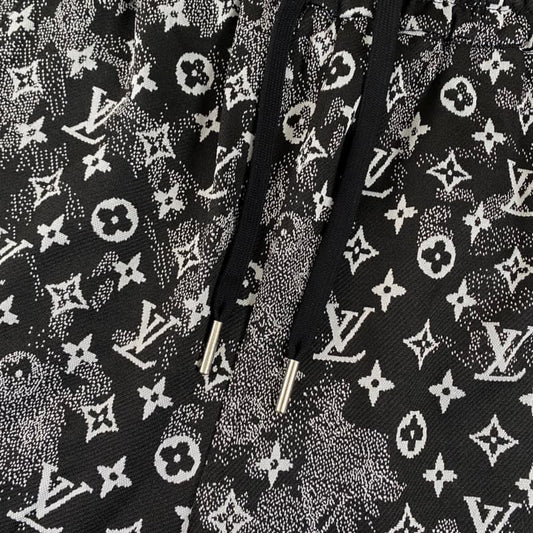 2025 New Classic Black Jacquard T-shirt