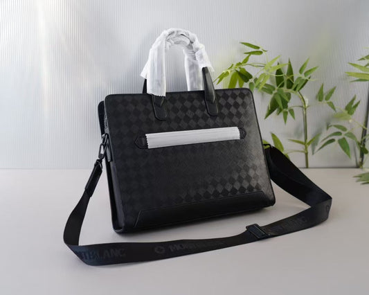 Checkered Rhombus Handbag