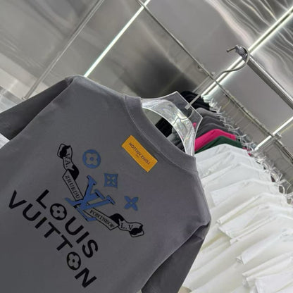 New Flocked Print T-Shirt