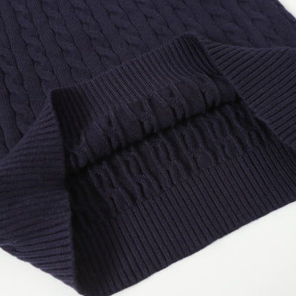 Cable-Knit Crewneck Sweater