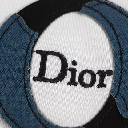 Embroidered Denim Patch T-Shirt