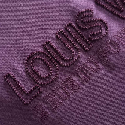 2025 New Round Neck Embroidery T-shirt