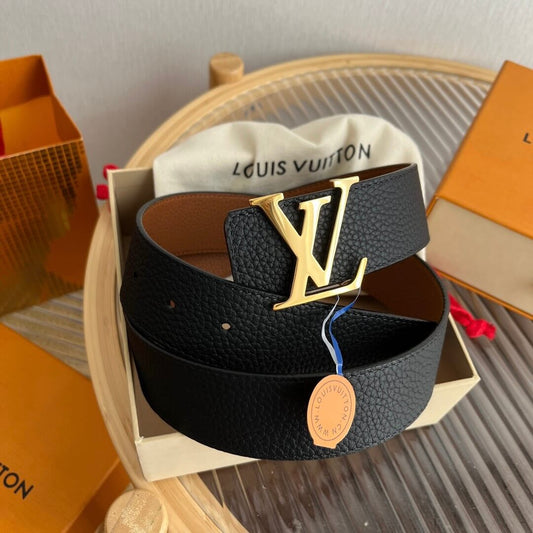 Classic Letter Buckle Reversible Belt