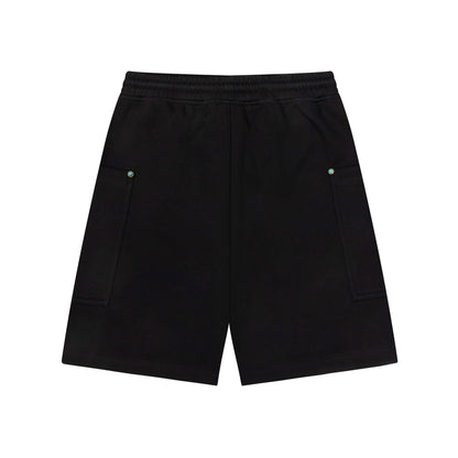 Turquoise Buckle Accent Shorts