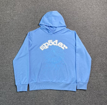 Classic Web Sky Blue Hoodie