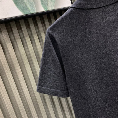 2025 New Knit Embroidered Polo Shirt