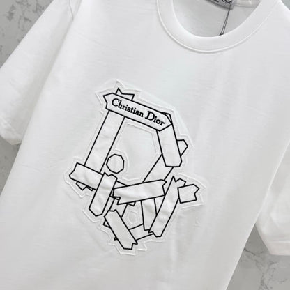 2025 New Embroidered Patch T-shirt