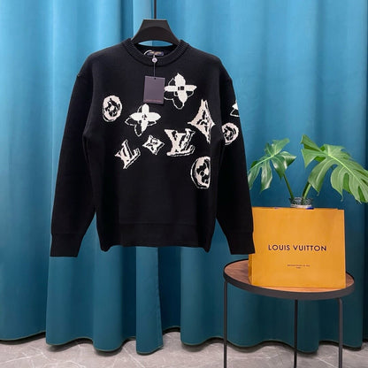 Overlapping Pattern Sweater
