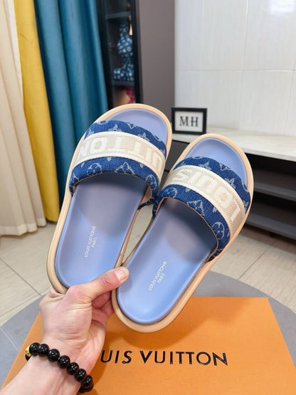 Classic Letter Slippers