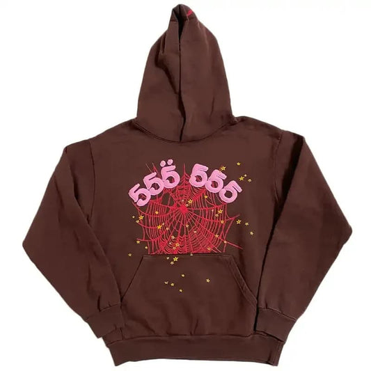 Classic Number Brown Hoodie